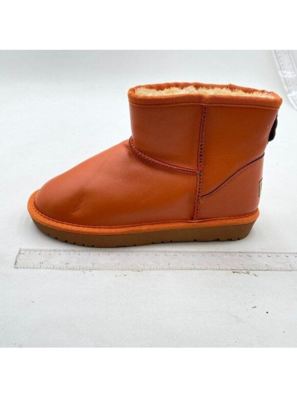 Womens Snow Boots Winter Mini Boots Warm Fur Lined Short Boots Brown